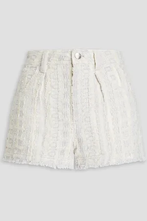 IRO Cotton-blend tweed shorts - Gray - FR 34