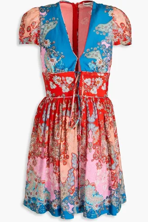 Sandro Printed woven mini dress - - FR 42