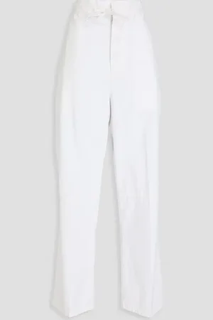 Victoria Beckham Cotton straight-leg pants - - UK 14