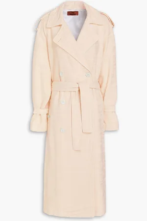 Missoni Cotton-jacquard trench coat - Pink - IT 40