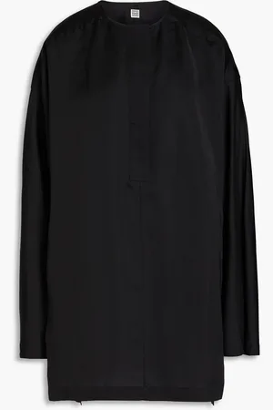 Totême Silk and linen-blend blouse - - FR 34