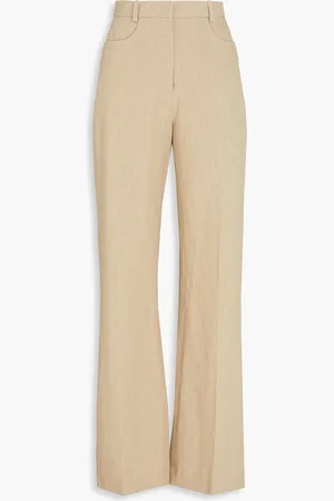 Jacquemus Linen-canvas flared pants - Neutral - FR 40