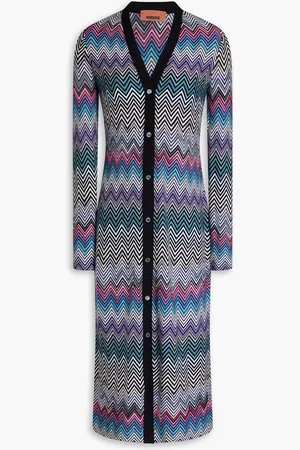 Missoni Crochet-knit wool cardigan - - IT 40