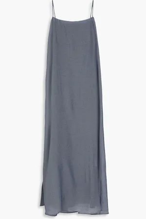 Totême Striped woven maxi dress - Blue - FR 34