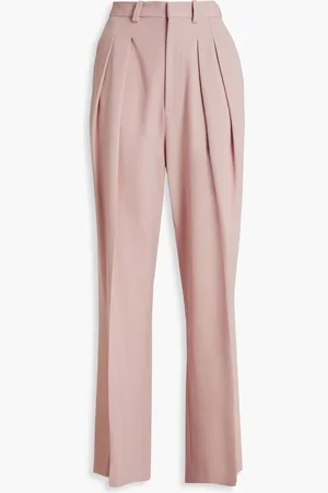 Victoria Beckham Crepe wide-leg pants - Pink - UK 12