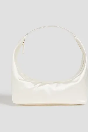 Loulou Studio Tania satin shoulder bag - White - OneSize