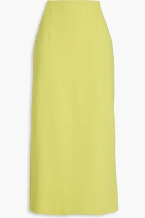 tibi Jersey midi skirt - Green - US 2