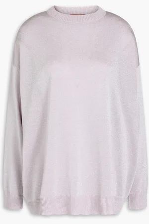 Missoni Metallic knitted sweater - Purple - IT 42