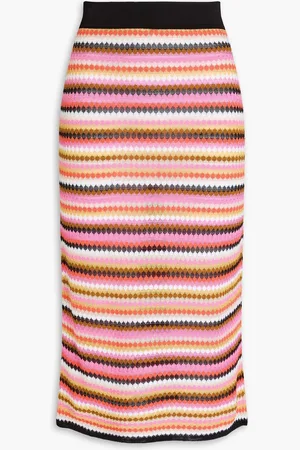 Missoni Crochet-knit cotton-blend pencil skirt - - IT 46