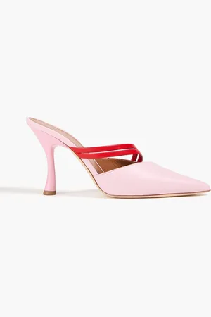 MALONE SOULIERS Tia two-tone leather mules - Pink - EU 35.5