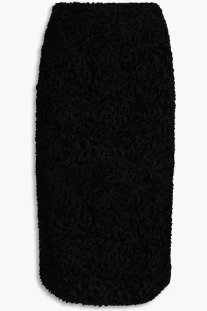 GENTRYPORTOFINO Linen-blend midi skirt - - IT 38