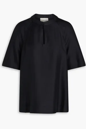Loulou Studio Zeus silk-twill top - - S