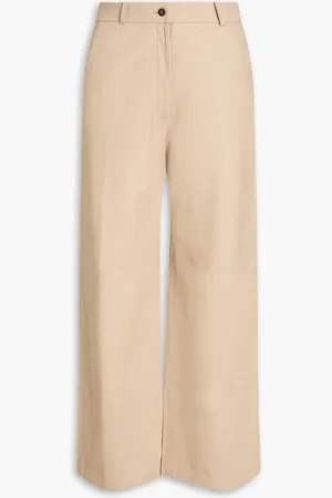 Loulou Studio Noro leather wide-leg pants - Neutral - M