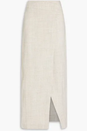 Rohe Canvas maxi wrap skirt - Gray - DE 36