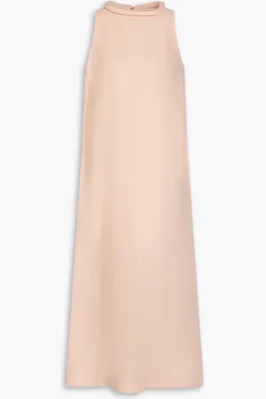Loulou Studio Rivida slub woven midi dress - Pink - XS