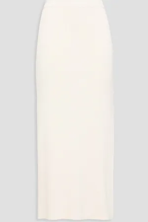 Loulou Studio Aalis ribbed-knit midi skirt - White - L