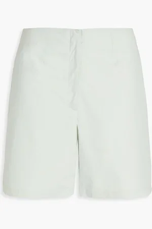Loulou Studio Garib cotton-poplin shorts - Green - L
