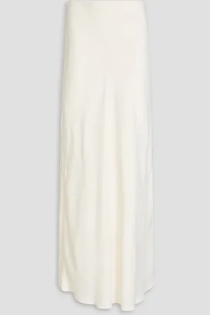 Rohe Satin maxi skirt - White - DE 36