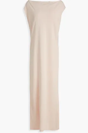 Loulou Studio Martial off-the-shoulder Pima cotton-jersey midi dress - Pink - XL