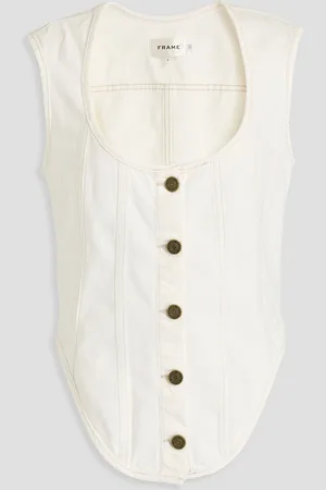 Frame Denim top - White - US 8
