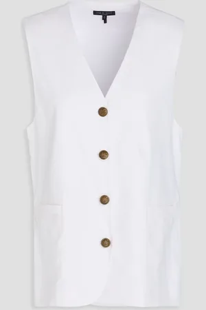 RAG&BONE Charlotte linen-blend vest - - S