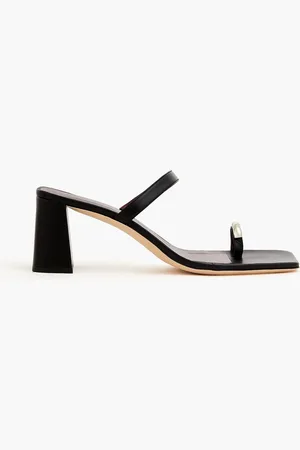 Staud Frankie embellished leather sandals - - EU 37