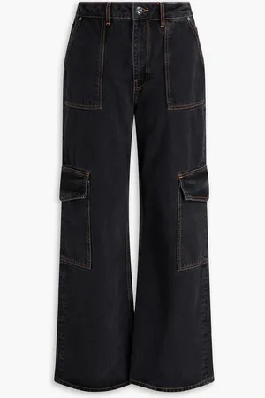Ganni High-rise cargo jeans - - 27