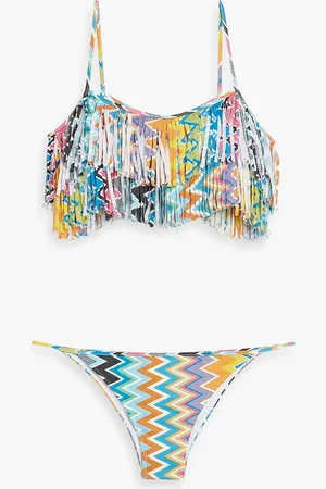 Missoni Fringed printed bikini - - IT 40