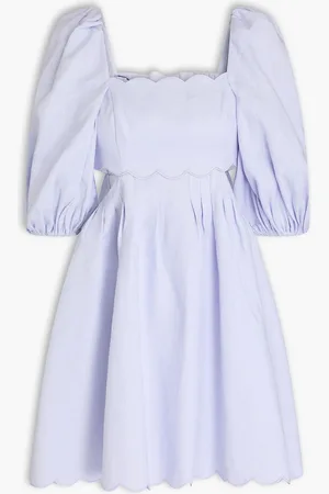 ZIMMERMANN Cutout linen mini dress - Purple - 0