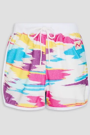 Missoni Printed cotton-blend terry shorts - - IT 40