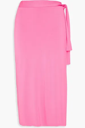 Melissa Odabash Ida stretch-jersey midi wrap skirt - - L