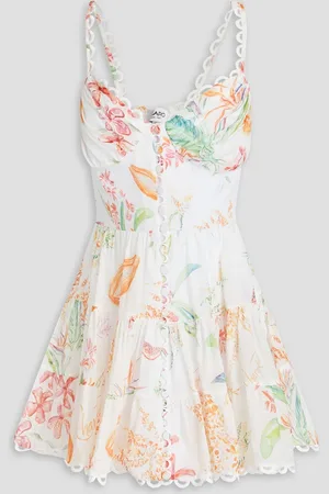 CHARO RUIZ IBIZA Angy printed cotton-blend voile mini dress - - XS