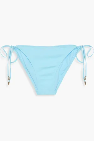 Melissa Odabash Melbourne stretch-seersucker bikini briefs - Blue - IT 44