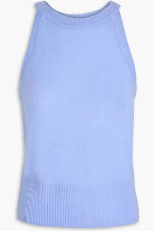 VERONICA BEARD Myrick cashmere top - Blue - L