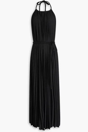 Proenza Schouler Pleated crepe halterneck maxi dress - - US 6
