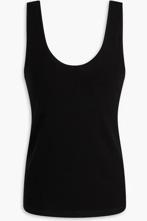 James Perse Ribbed TENCEL™-blend jersey tank - - 2