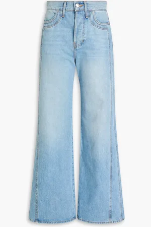 VERONICA BEARD Taylor high-rise wide-leg jeans - Blue - 27