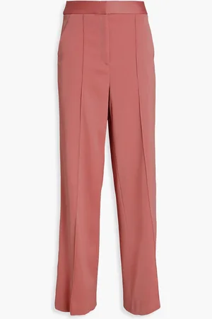 VERONICA BEARD Edia satin wide-leg pants - Pink - US 0