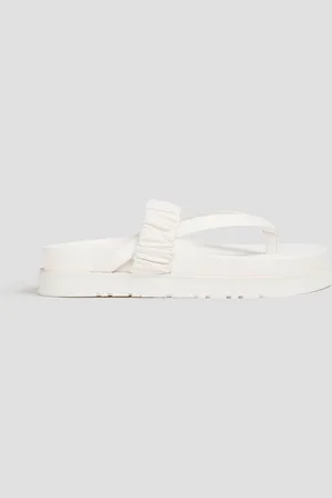 Simkhai Ari ruched leather platform sandals - - EU 37