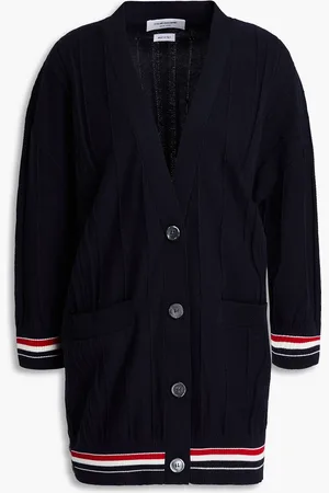 Thom Browne Cotton cardigan - Blue - IT 42