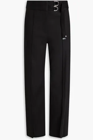 VERONICA BEARD Cruz linen-blend straight-leg pants - - US 6
