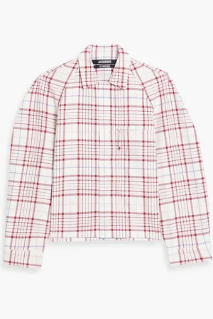 Jacquemus Criollo checked cotton-jacquard overshirt - - IT 50