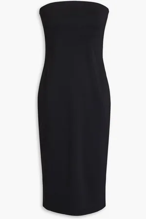 James Perse Strapless jersey dress - - 1