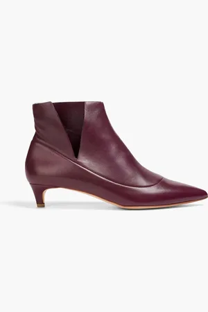 Rupert Sanderson Leather ankle boots - Purple - EU 37