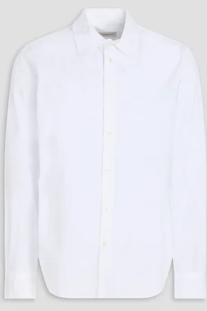 OFFICINE GENERALE Dustin cotton-poplin shirt - - L