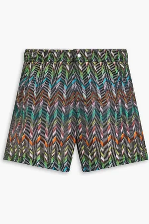 Missoni Short-length printed swim shorts - - XS