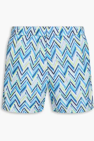 Missoni Long-length printed swim shorts - - S