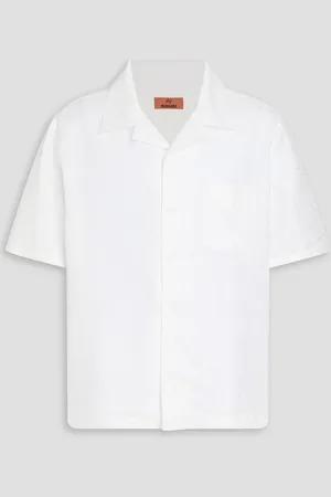 Missoni Cotton and linen-blend jacquard shirt - - IT 56