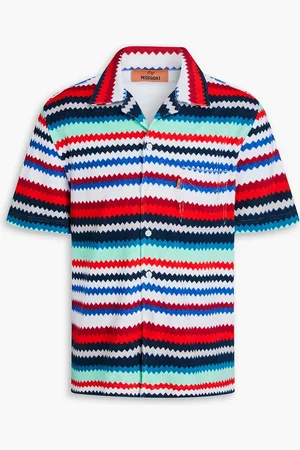 Missoni Printed cotton-blend terry shirt - - M