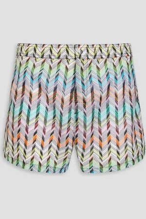 Missoni Short-length printed swim shorts - - XS